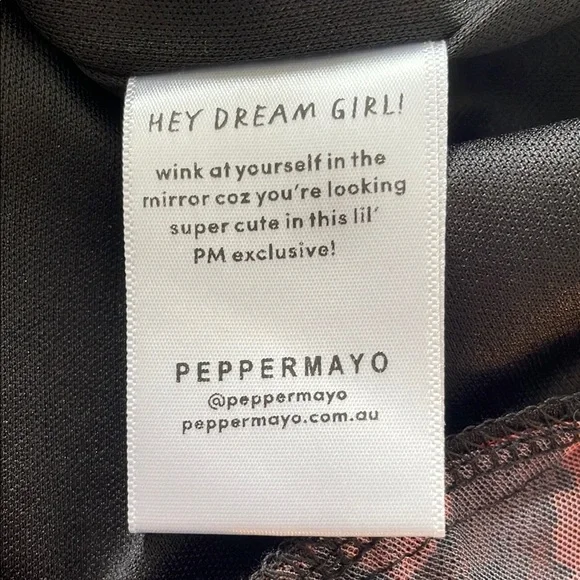 Peppermayo Floral Black and Red Mini Dress - Picture 12 of 13